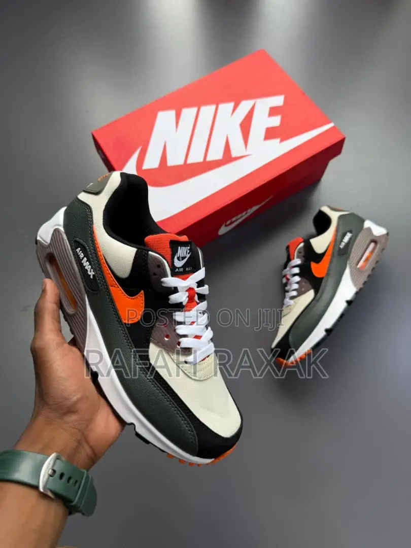 Dark Army Version of Nike Air Max 90 Sneakers