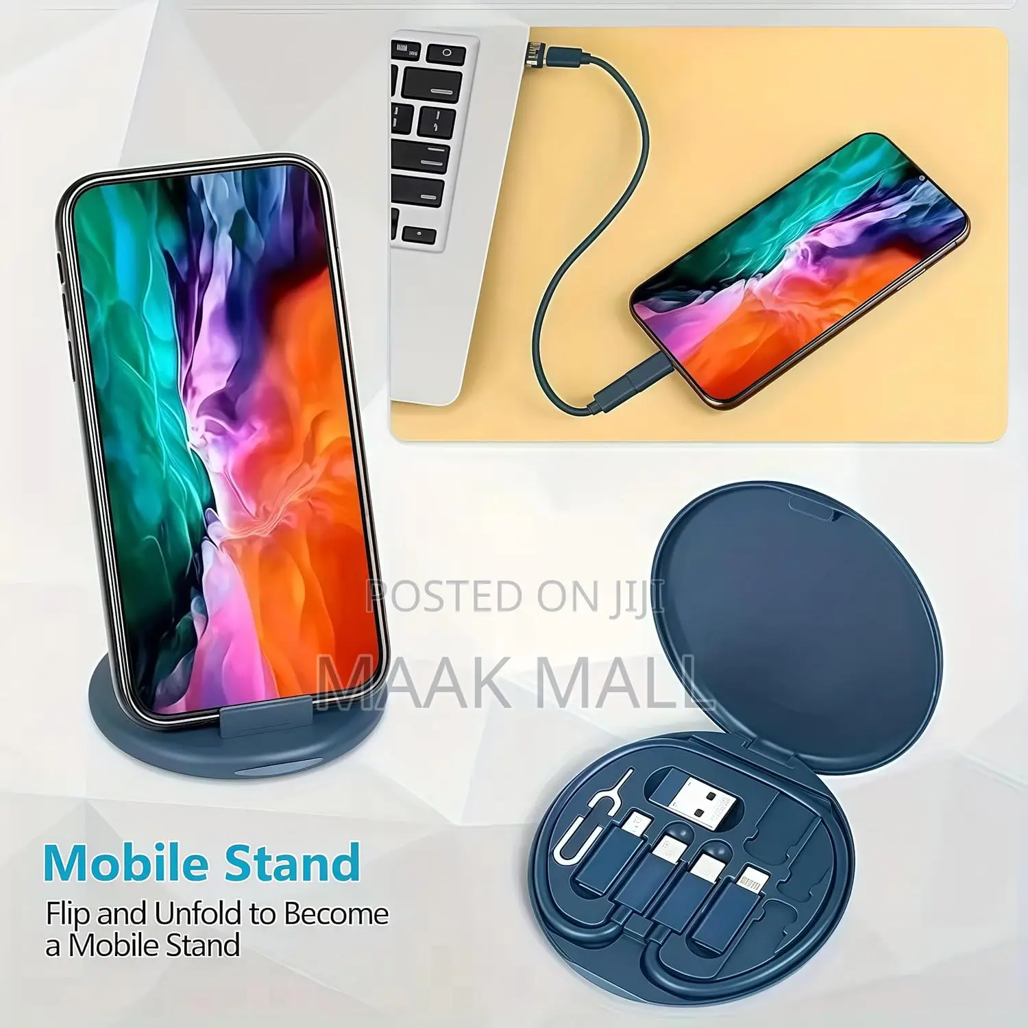 Multifunctional Charging Kit 60w Pd Fast Charge Cable Organizer Box