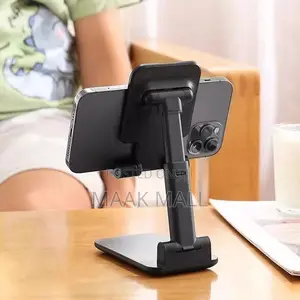 Napin Desktop Smartphone Holder, Foldable Phone Stand - Black
