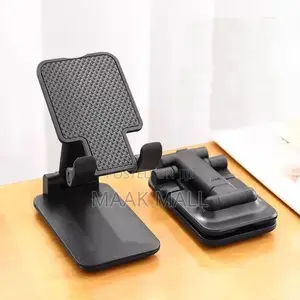 Napin Desktop Smartphone Holder, Foldable Phone Stand - Black