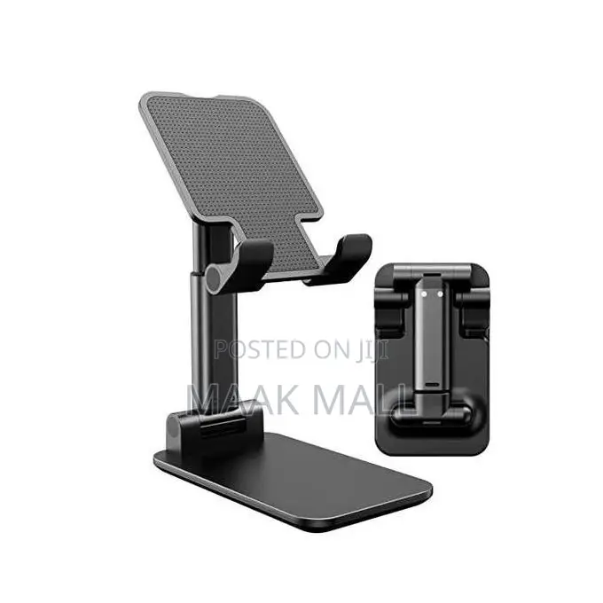 Napin Desktop Smartphone Holder, Foldable Phone Stand - Black