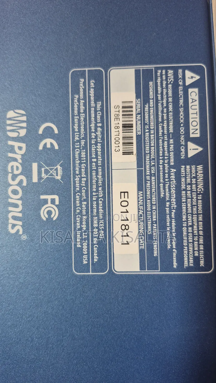 Presonus Studio 1810 Sound Card