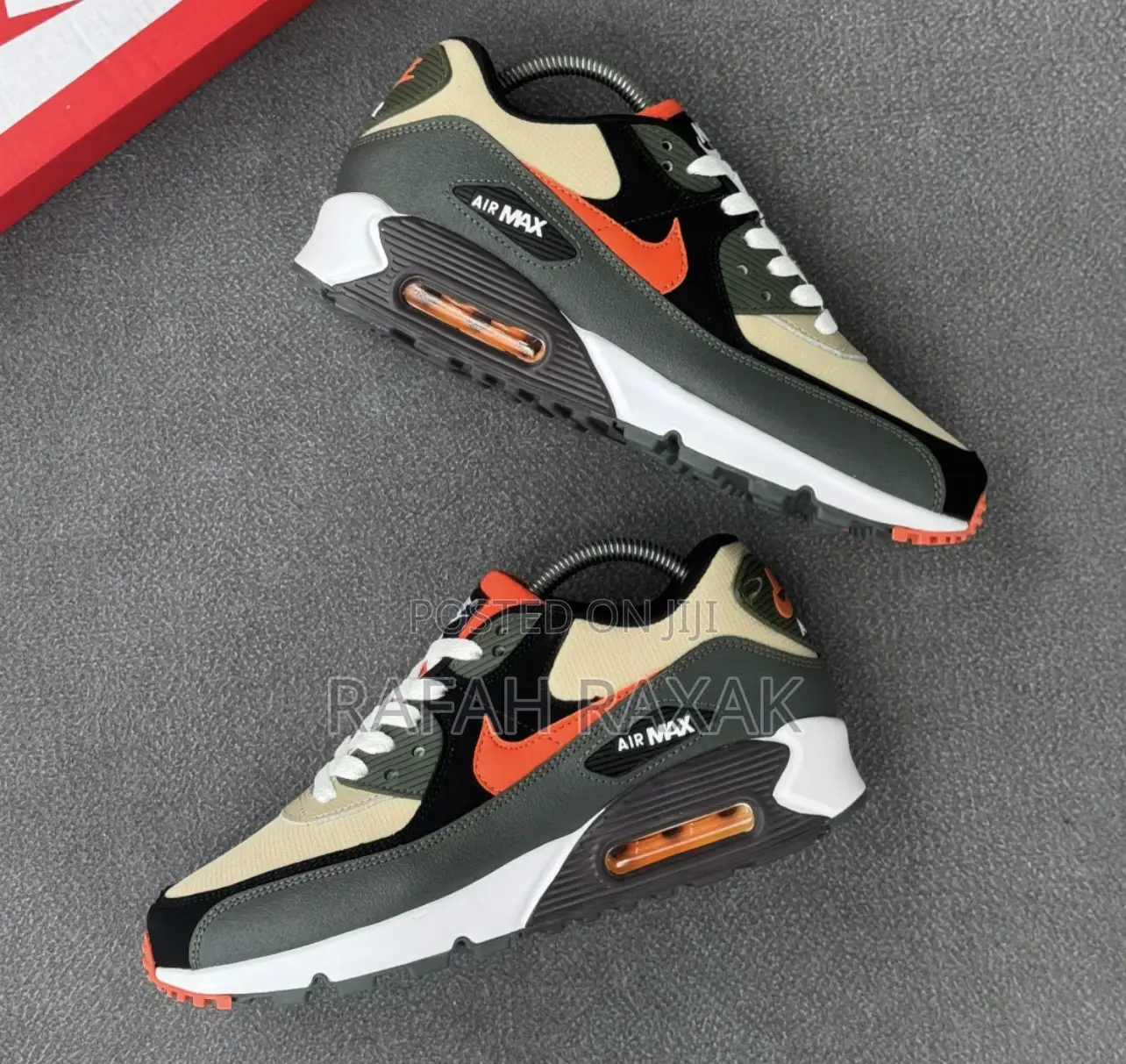 Dark Army Version of Nike Air Max 90 Sneakers