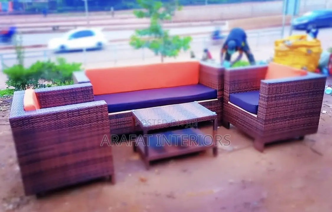 Wicker Rattan Sofa Set