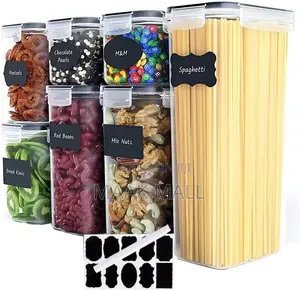 Airtight Food Storage Containers Set,7 PCS Kitchen Pantry Container
