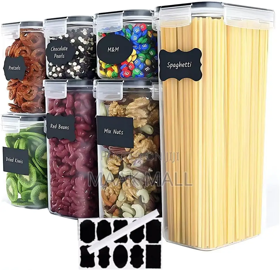 Airtight Food Storage Containers Set,7 PCS Kitchen Pantry Container