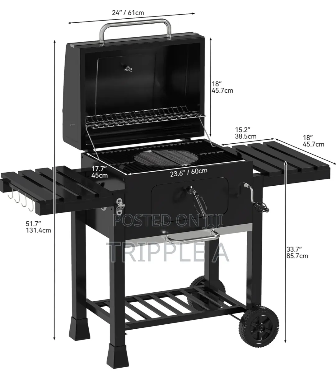 Outdoor Grill With Wheels
