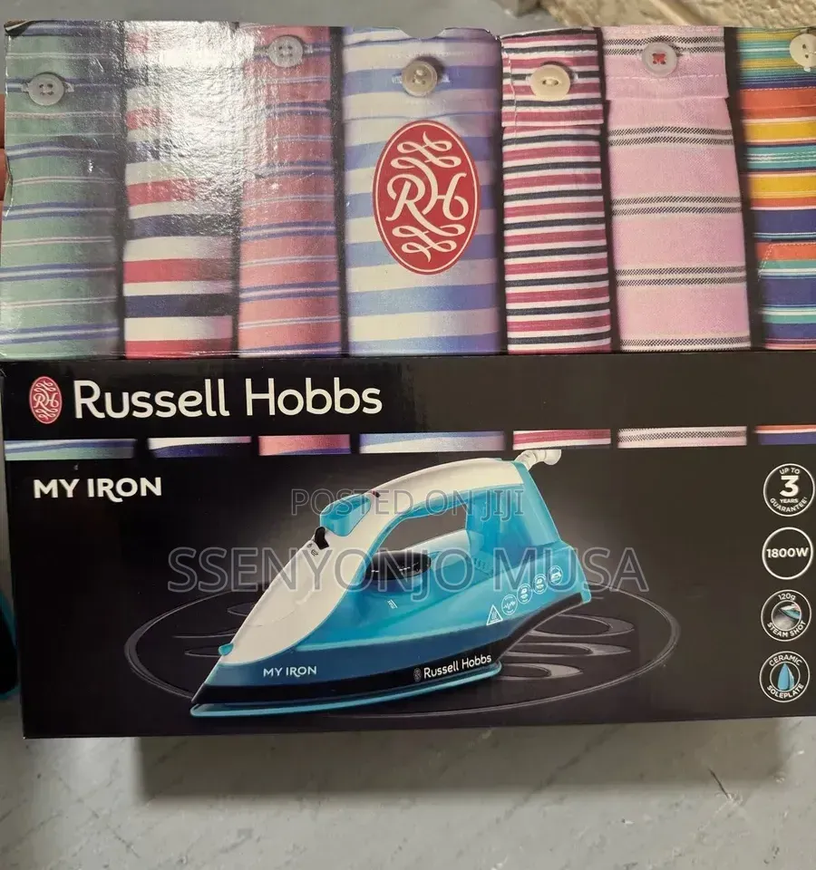 Russell Hobbs Steam Iron 1800w – Ceramic Soleplate, 260ml Tank