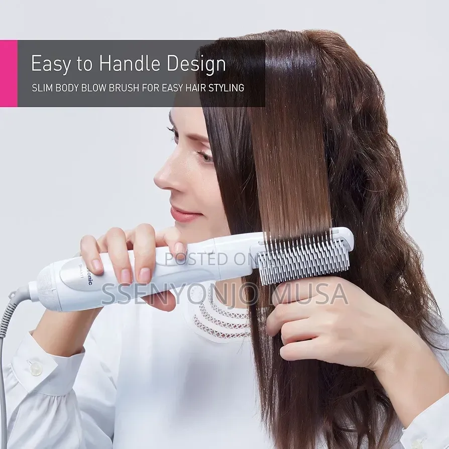Panasonic Hair Styler Blow Brush Eh-Ka11 – 3 Heat Settings, White