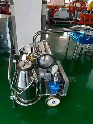 High Capacity Double Bucket Milking Machine Modernize Your Dairy Farm