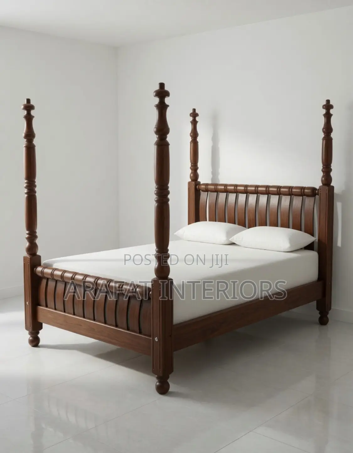Classic Wooden Bed in 5x6
