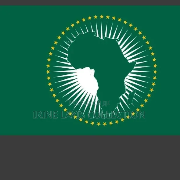 African Union (Au) Table Flag