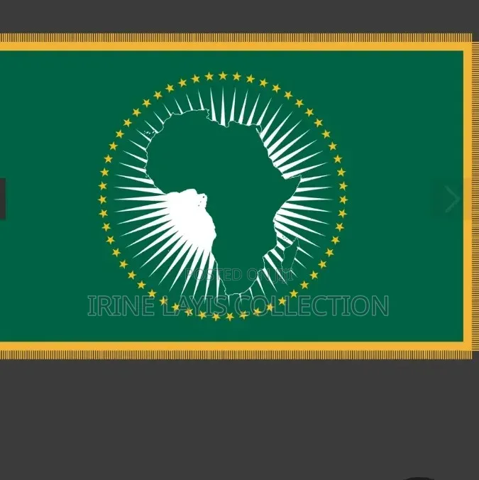 African Union (Au) Table Flag
