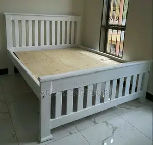 5by6 White Barcode Bed