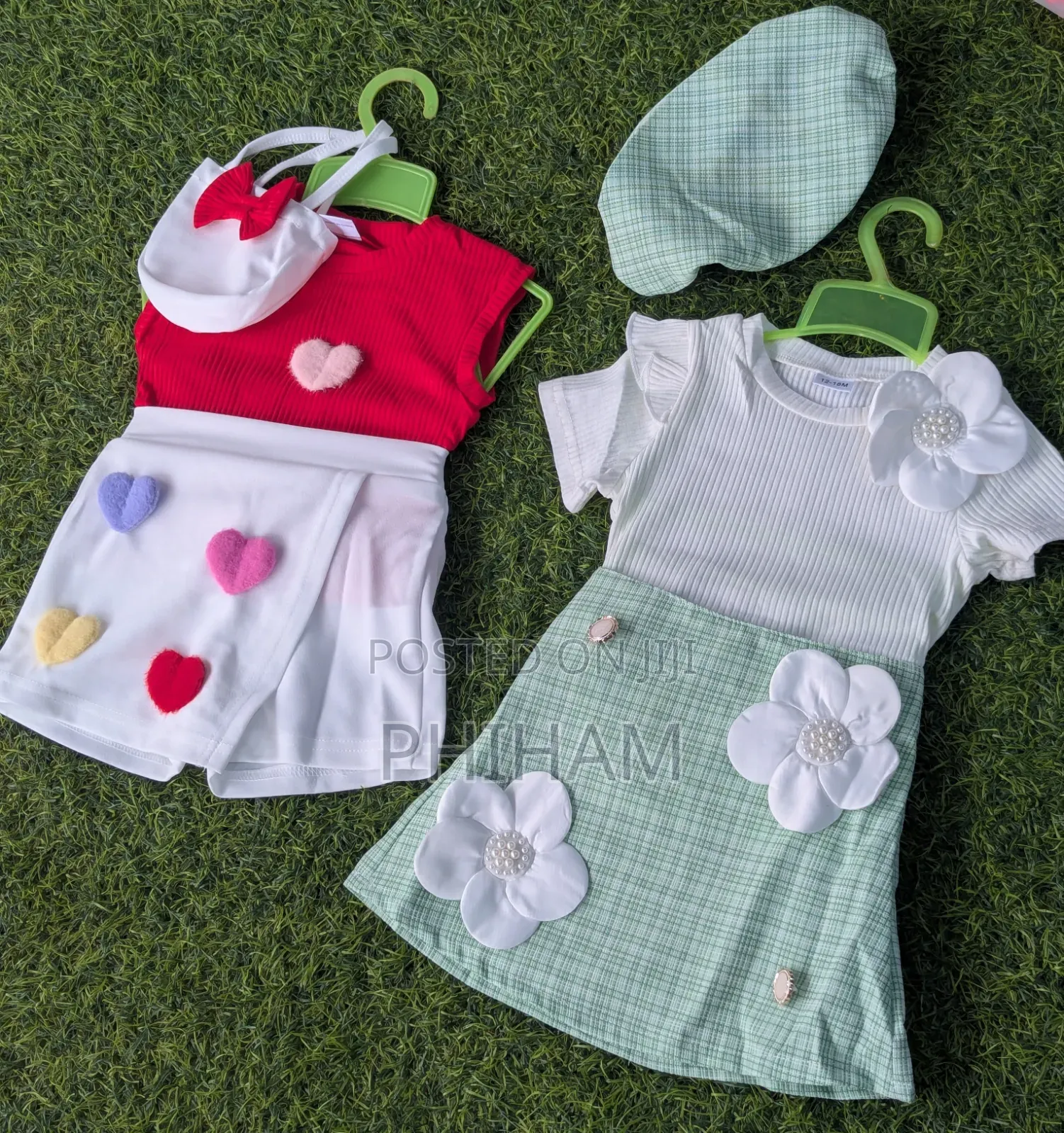 Girls 6pc Clothing Set (6m to 3yrs)