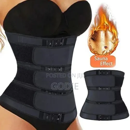 Waist Trainer Slimming Belt-Black