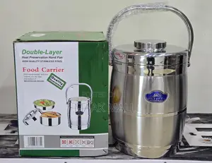 Stainless Steel Double Layer Food Flask - 8l
