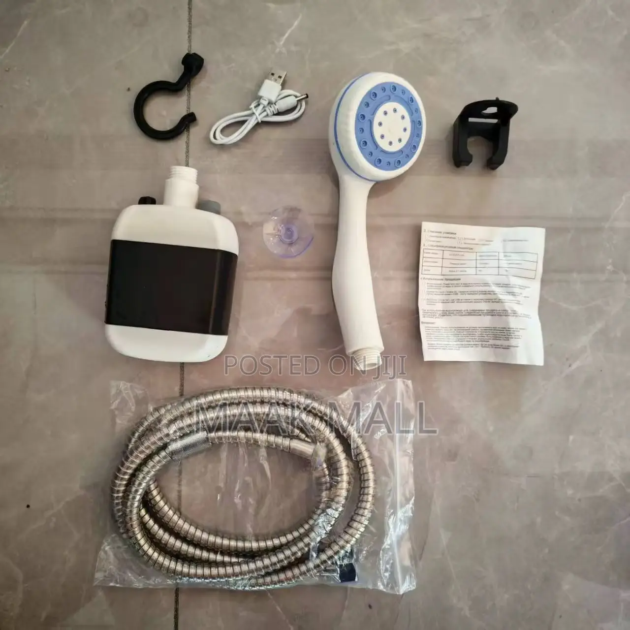 Rechargeable Portable Outdoor Travel Shower