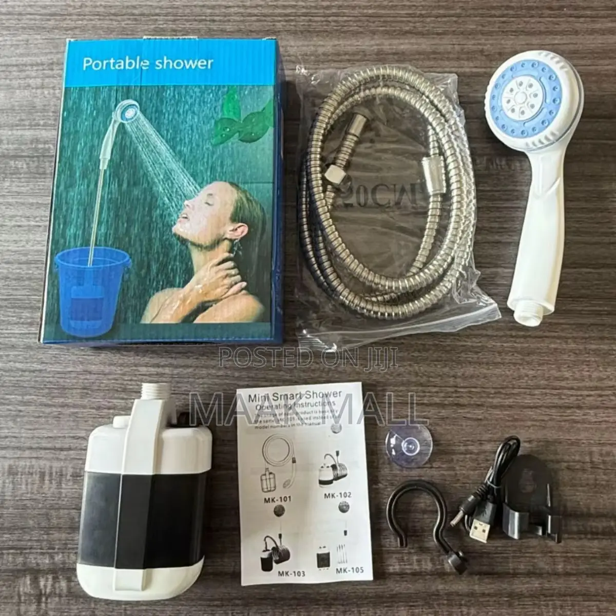 Rechargeable Portable Outdoor Travel Shower