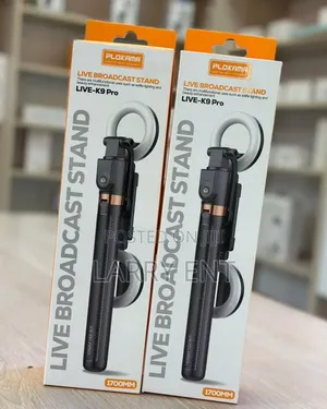 Selfie Stick With Led Lights | Bluetooth Remote | 1.2m Stand