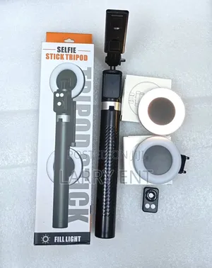 Led Selfie Stick Tripod | Bluetooth Remote | Adjustable 1.2meters