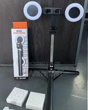 1.2meters Selfie Stick Tripod | Led Lights | Bluetooth Control