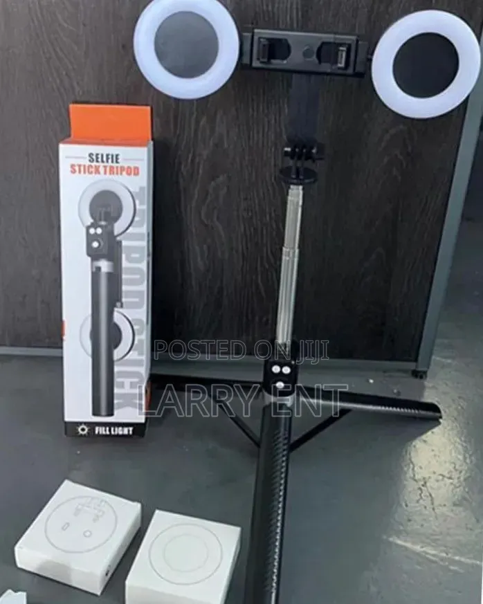 1.2meters Selfie Stick Tripod | Led Lights | Bluetooth Control