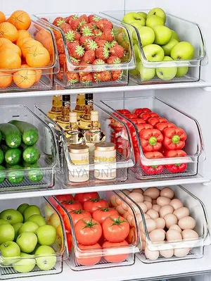2pcs Refrigerator Organizer Boxes