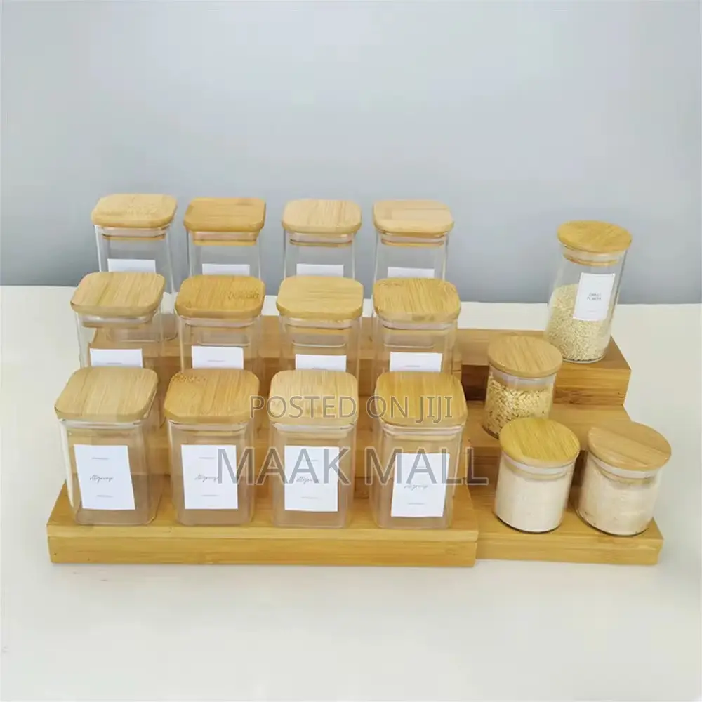 12pcs Spice Jar Kitchen Rack