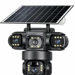 S28 3 Lens Solar CCTV Camera Wifi PTZ Night Vision Security Camera
