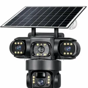 S28 3 Lens Solar CCTV Camera Wifi PTZ Night Vision Security Camera