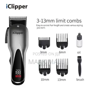 Wireless Rechargeable Hair Clipper Kit – Cordless Precision Grooming