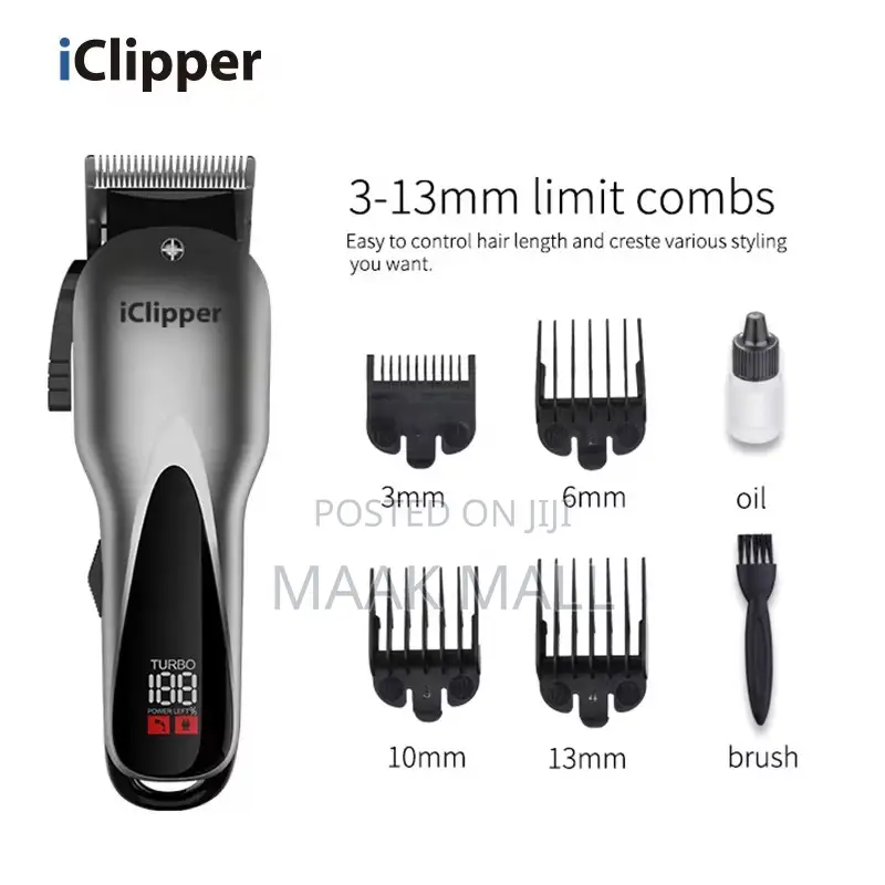 Wireless Rechargeable Hair Clipper Kit – Cordless Precision Grooming