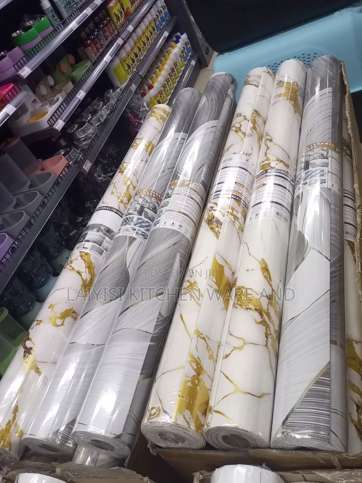 Self Adhesive Removable Peel an Stick Countertops Wallpaper Waterproof