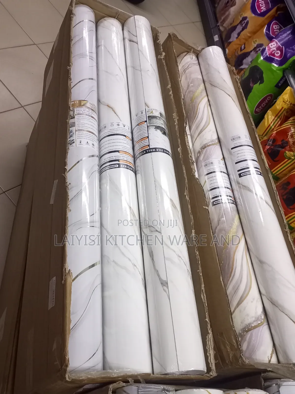 Self Adhesive Removable Peel an Stick Countertops Wallpaper Waterproof
