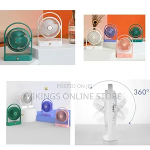 Portable Desk Fan With Storage Drawer