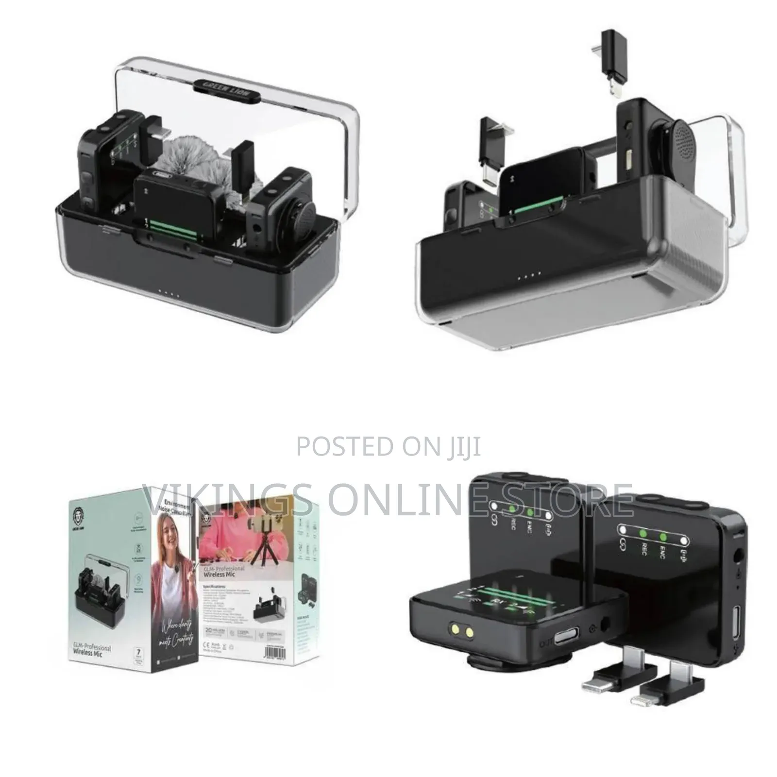 Green Lion Green Wireless Lavalier Microphone System With Charging