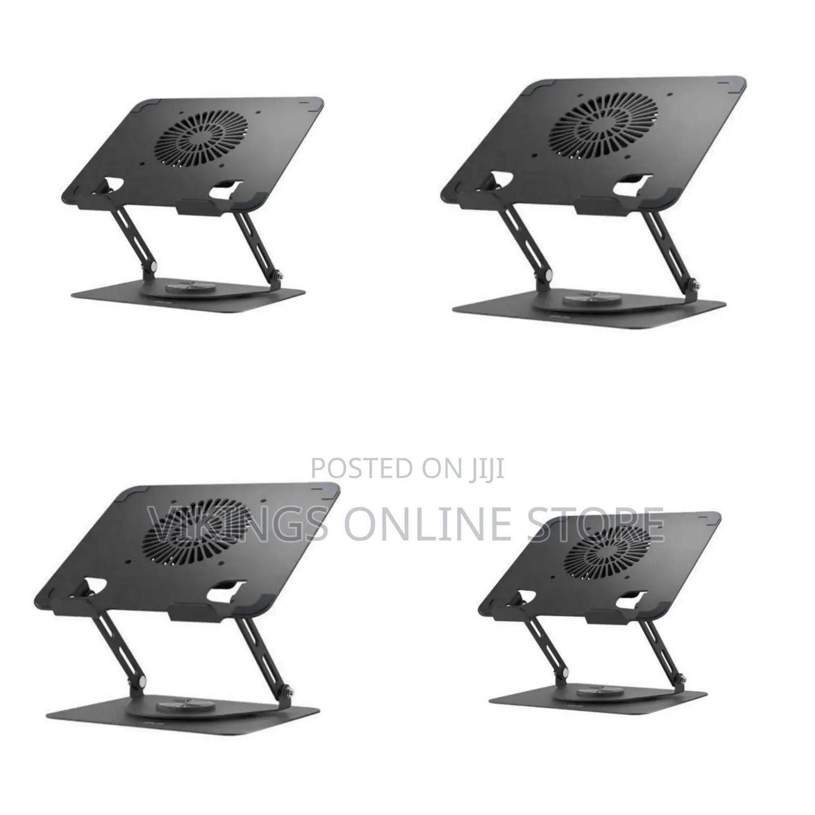 Green Lion Green Lion Adjustable Laptop Stand With Quiet Cooling Fan