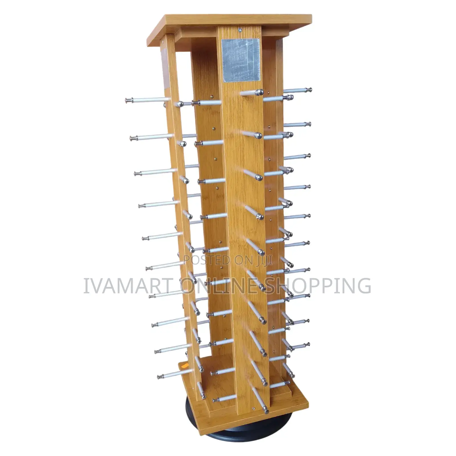 Rectangular Rotating Woodn Sunglasses Display Stand - Holds 40 PCS