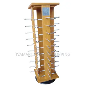 Rectangular Rotating Woodn Sunglasses Display Stand - Holds 40 PCS