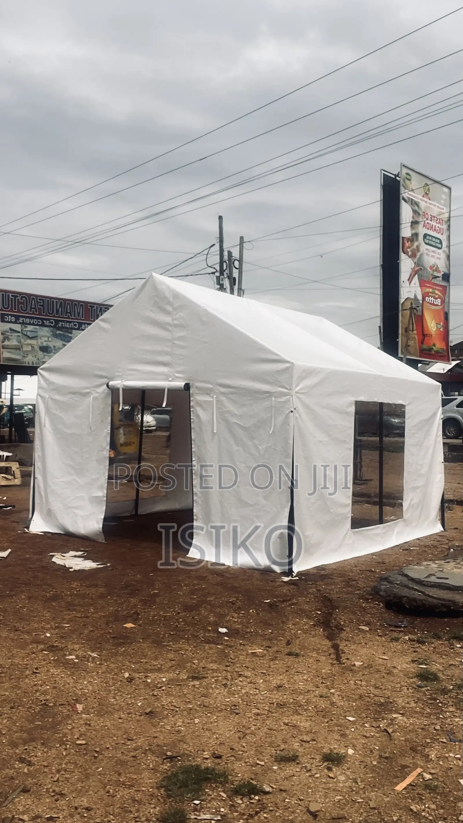 A 4m by 4m Clinical Tent