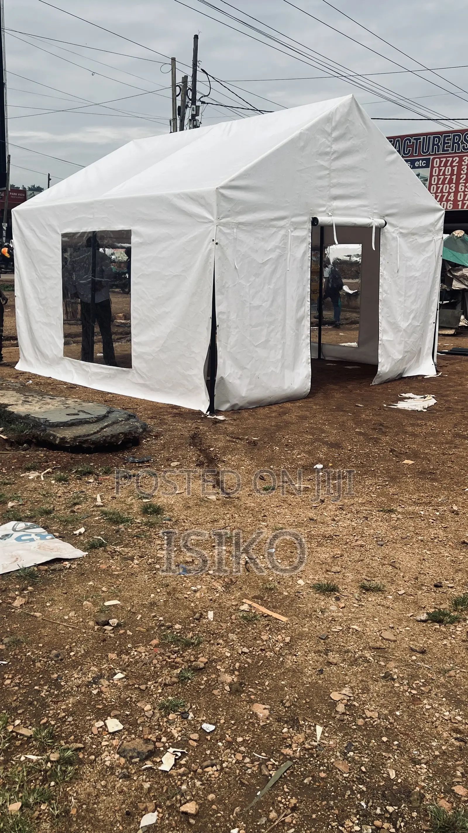 A 4m by 4m Clinical Tent