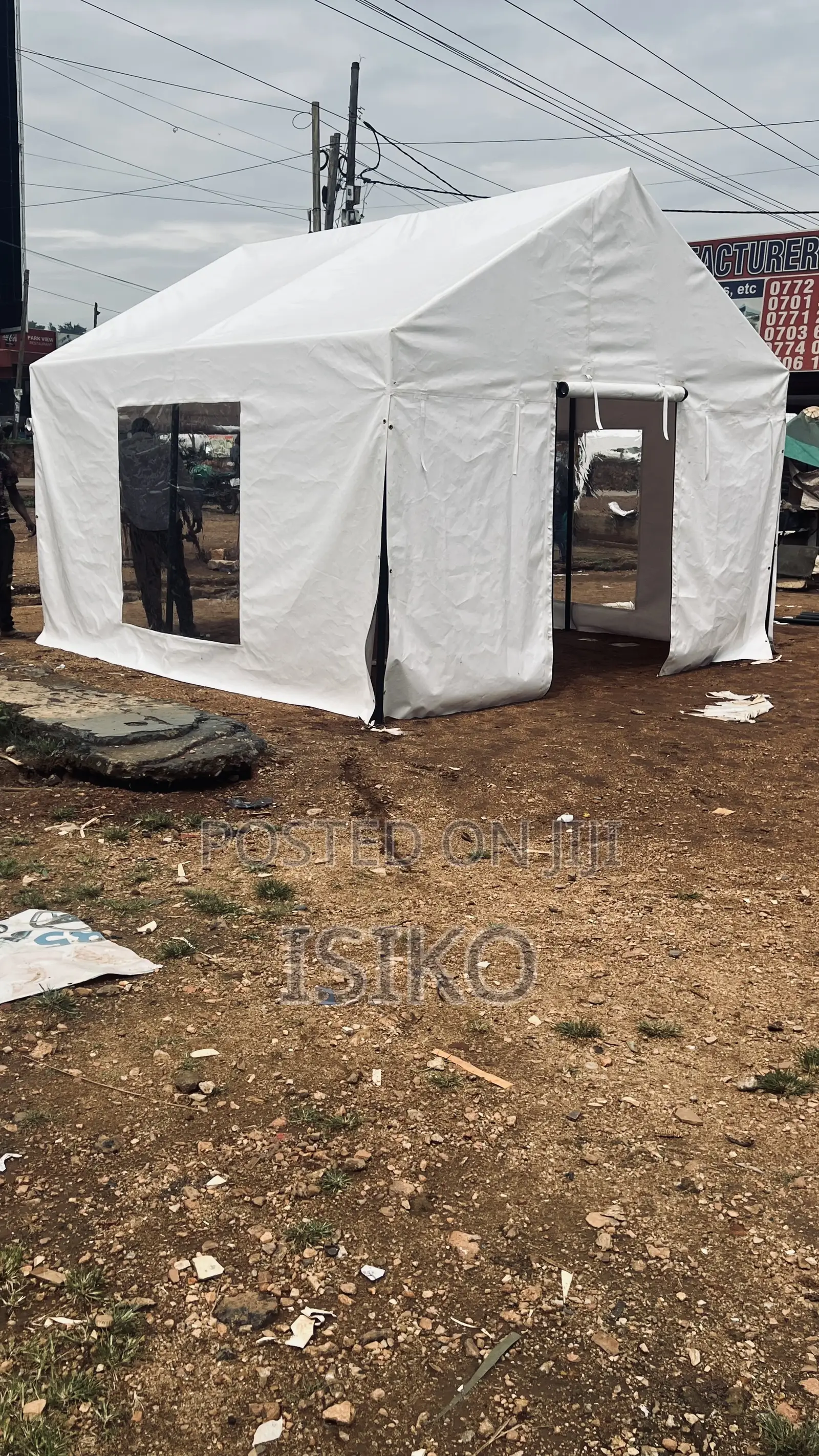 A 4m by 4m Clinical Tent