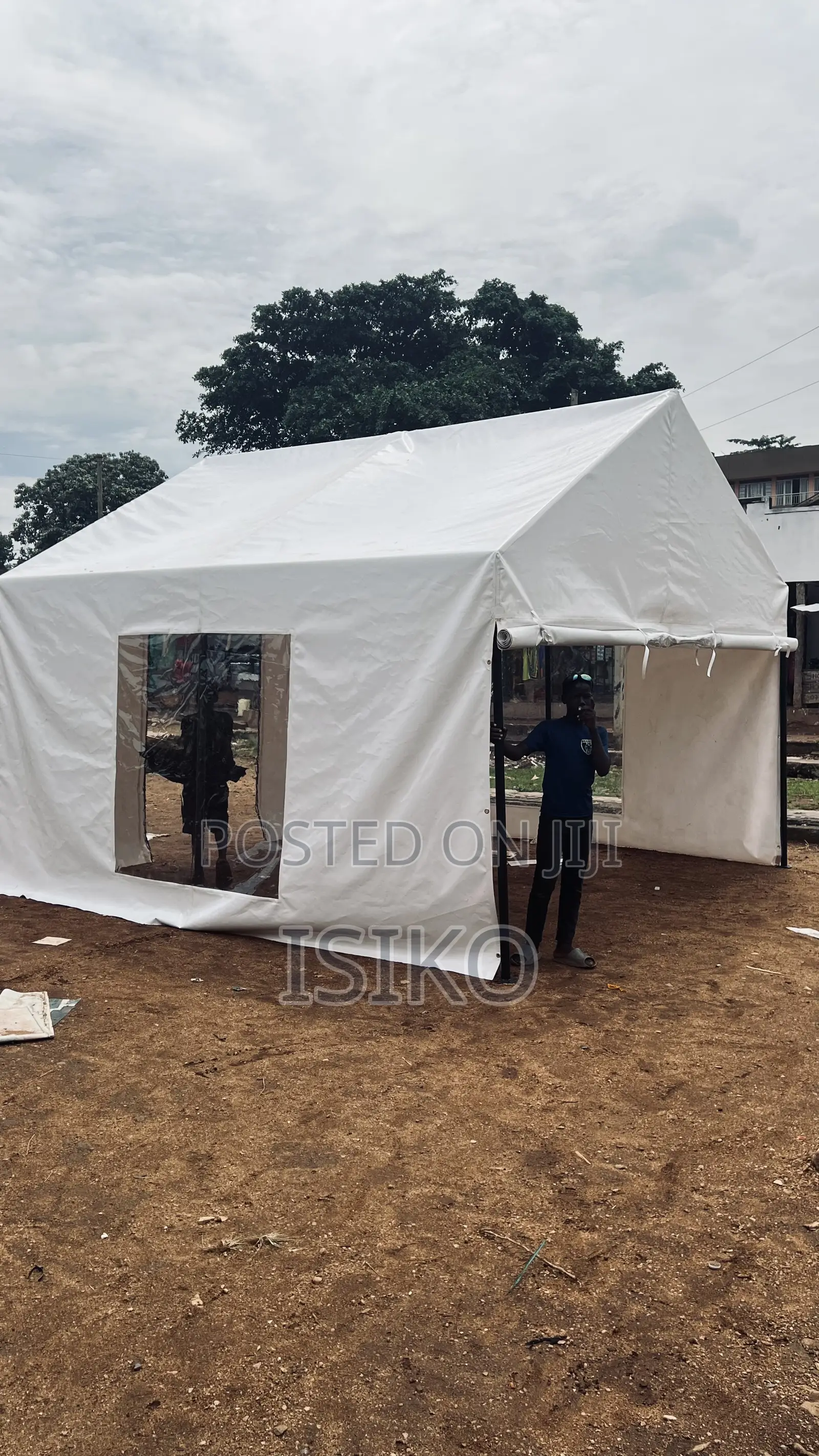 A 4m by 4m Clinical Tent