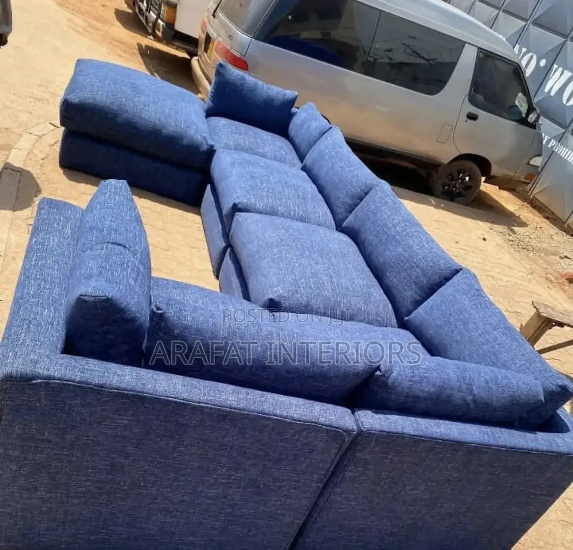 Royale Blue Cloud Sofa Set