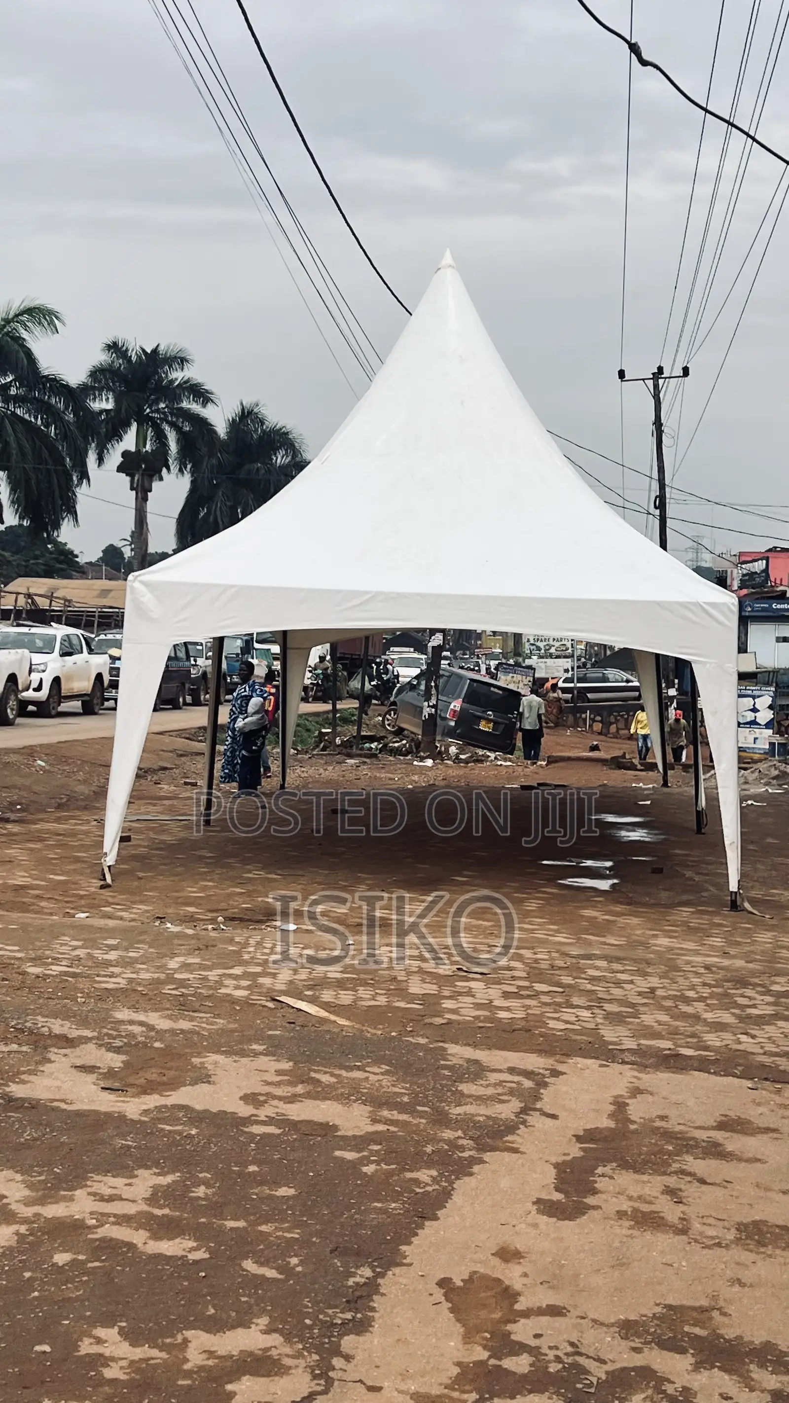 A Pure White Party Tent