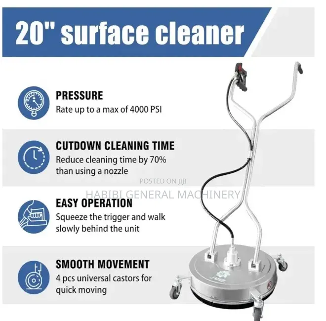 Compound Washer/Carpet Cleaner/ Pressure Floor/Tile/Driveway Cleaner