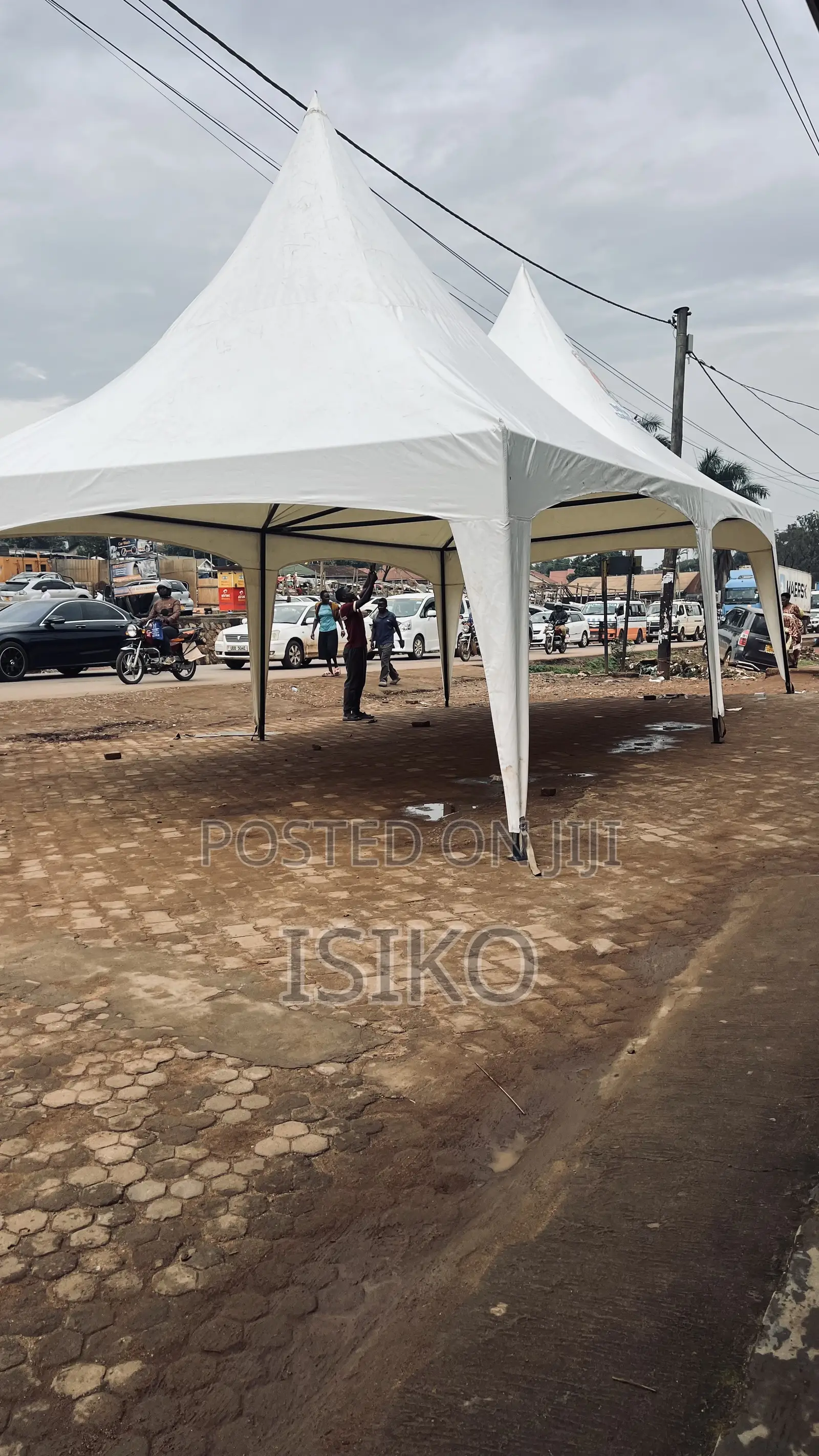 A Pure White Party Tent
