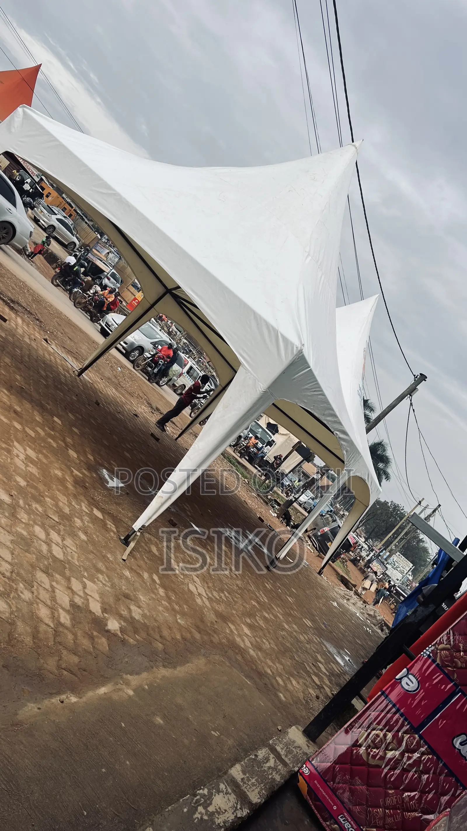 A Pure White Party Tent