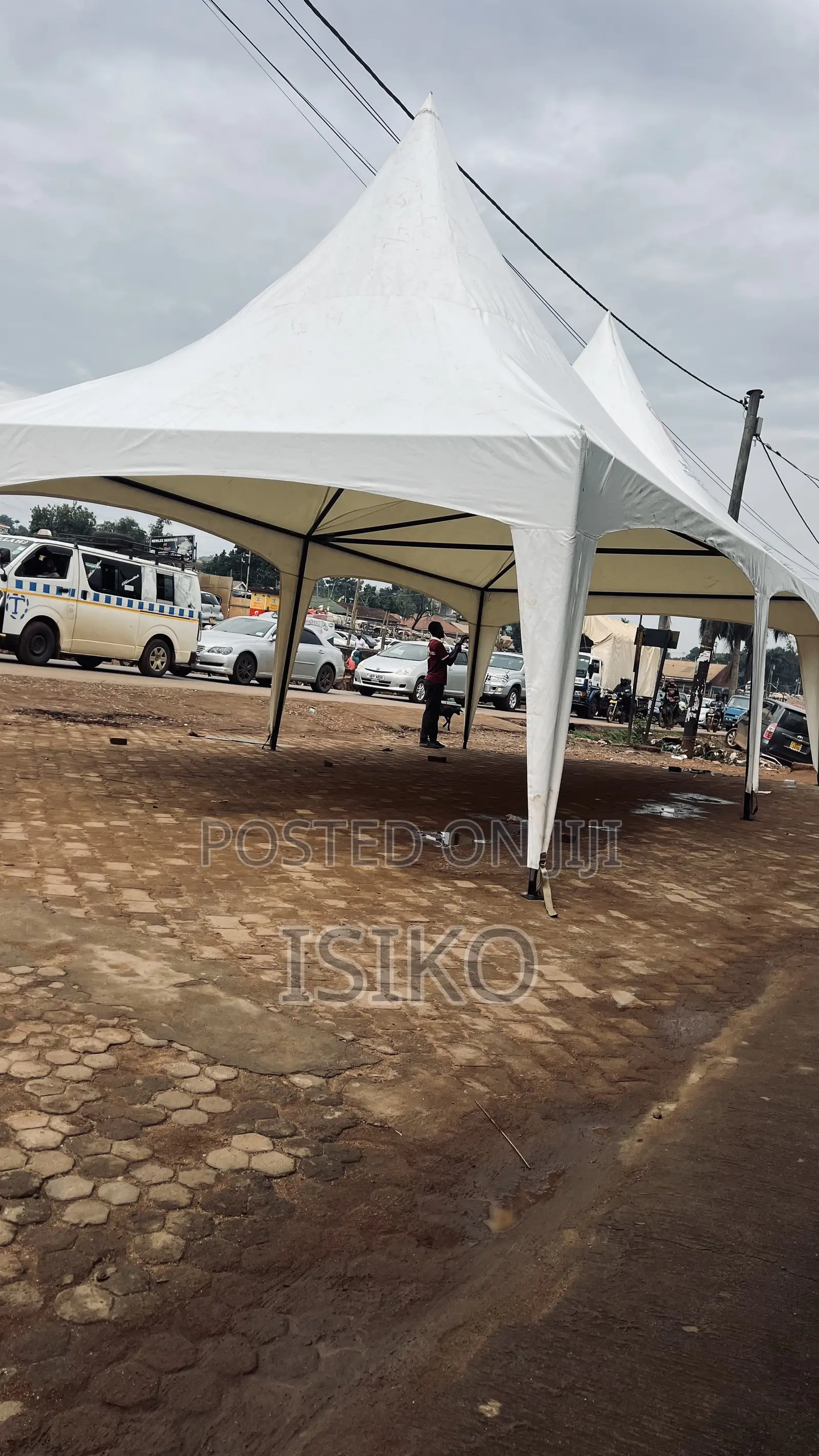 A Pure White Party Tent